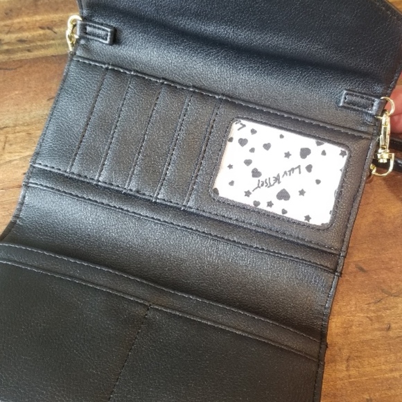 Betsey Johnson cat wallet on a chain - Picture 5 of 7